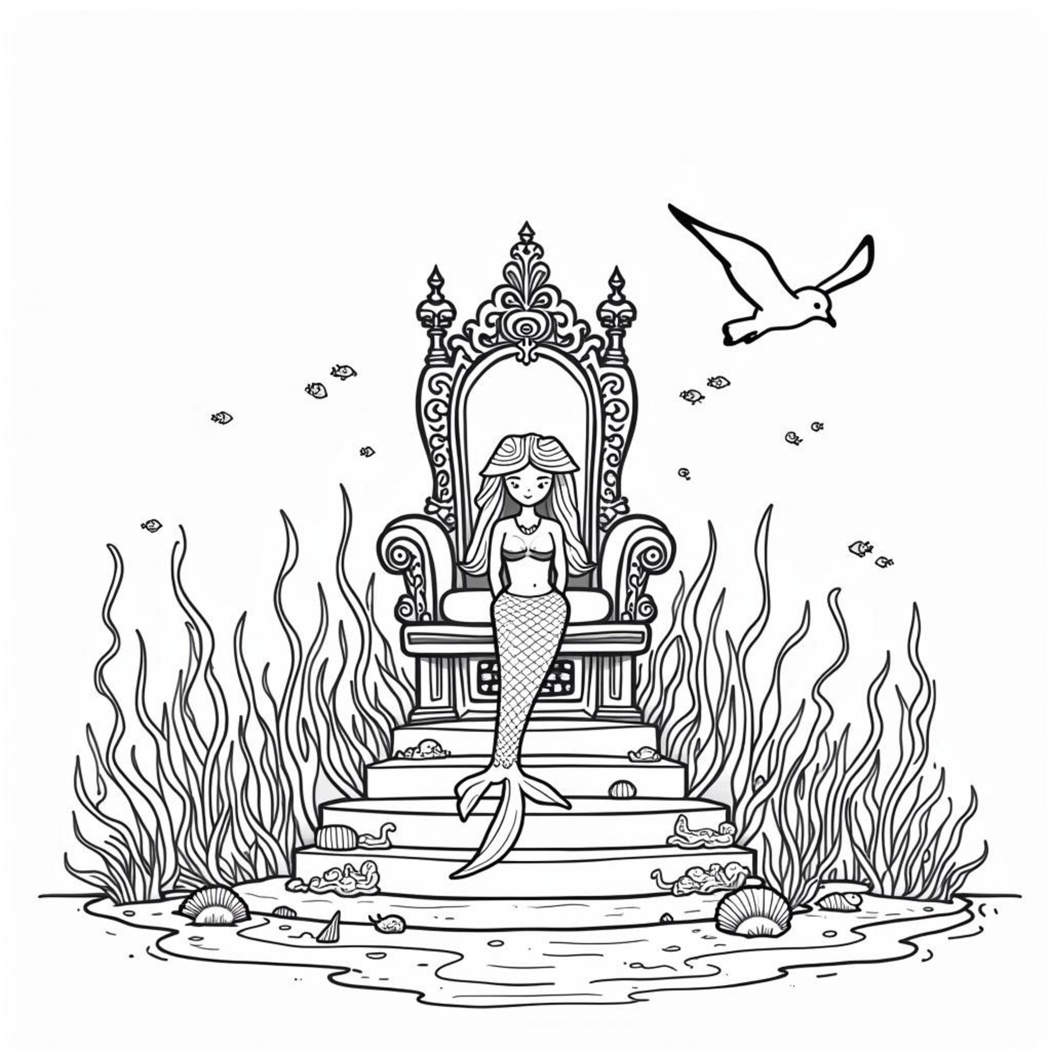 Das-Meerwesenreichcopyright-free-kostenlos-ausmalbild-malvorlage-coloringpage