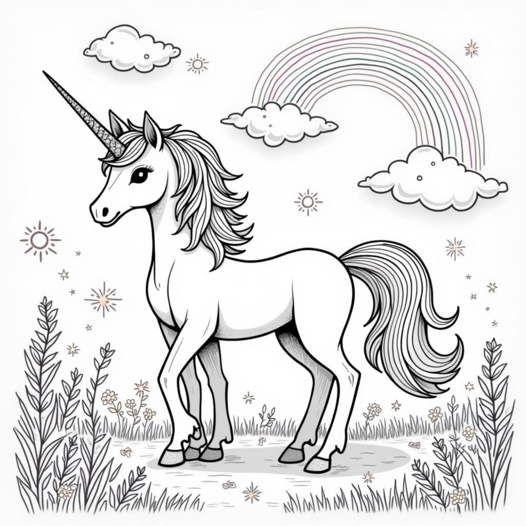 DeinTraumUnicorncopyright-free-kostenlos-ausmalbild-malvorlage-coloringpage