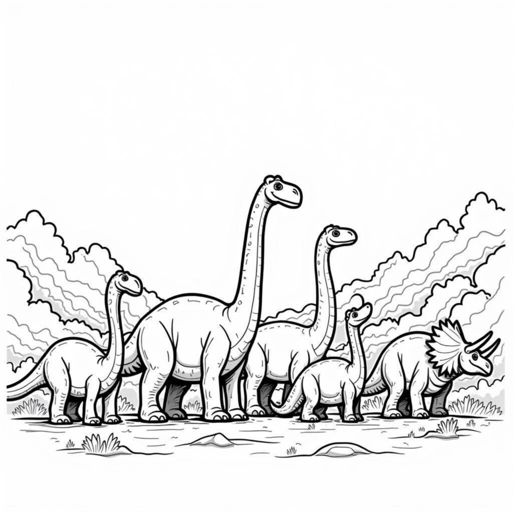 Diplodokus-Triumph-Die-wunderschyne-Reisecopyright-free-kostenlos-ausmalbild-malvorlage-coloringpage