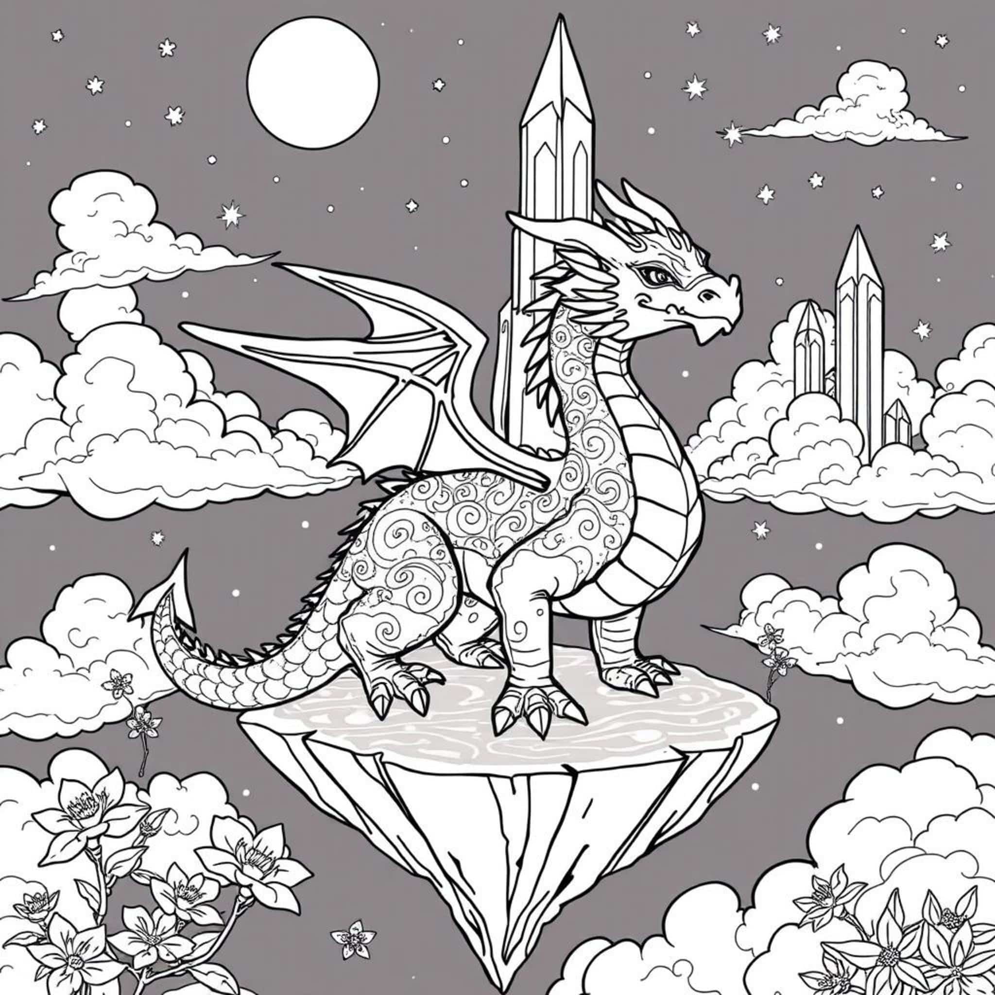 Einhorngarten.pdfcopyright-free-kostenlos-ausmalbild-malvorlage-coloringpage