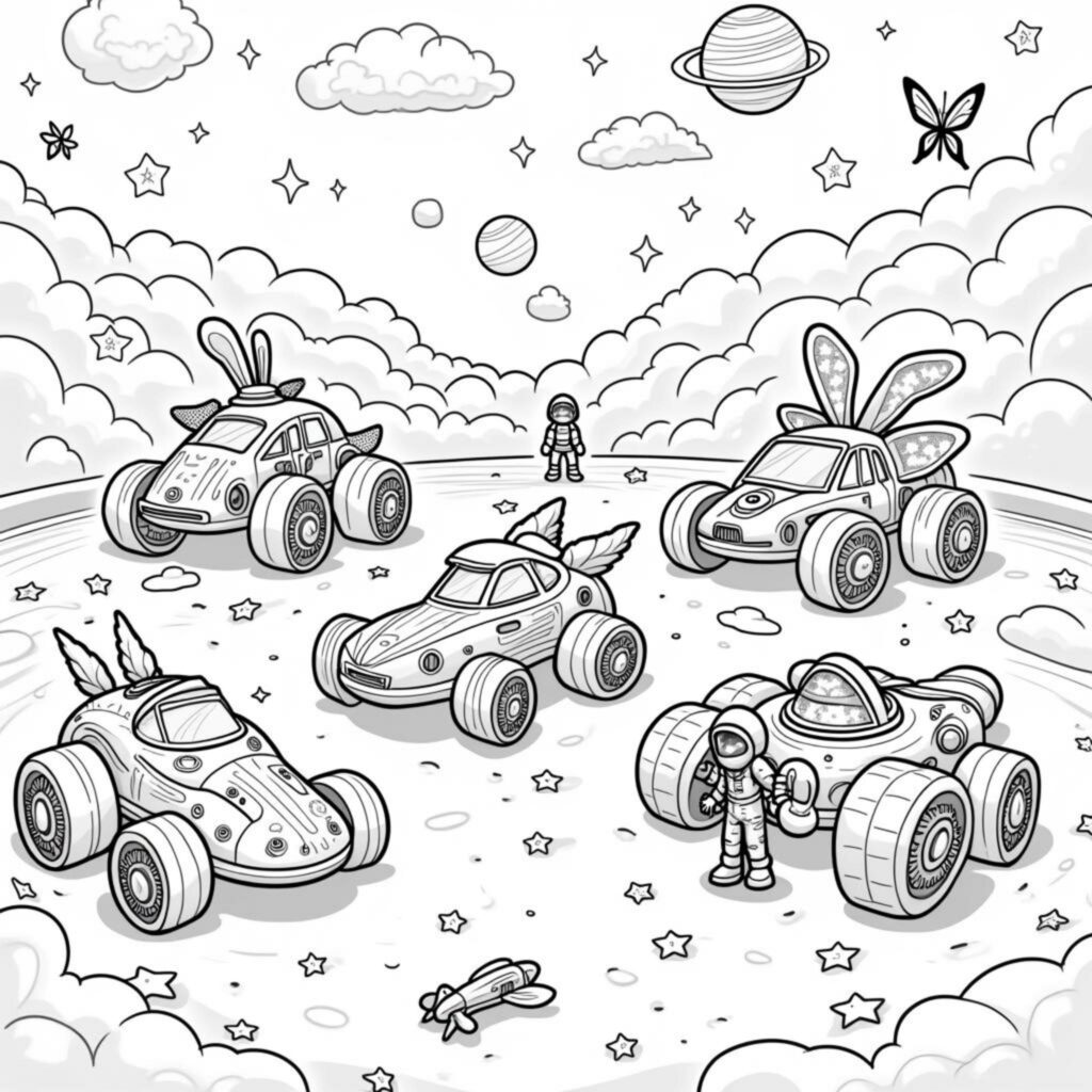 Galaxien-Spielplatz-Weltraum-Lab-fyr-Kindercopyright-free-kostenlos-ausmalbild-malvorlage-coloringpage