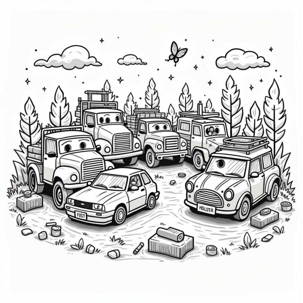 Kleintoymaschinen-Fabrikcopyright-free-kostenlos-ausmalbild-malvorlage-coloringpage