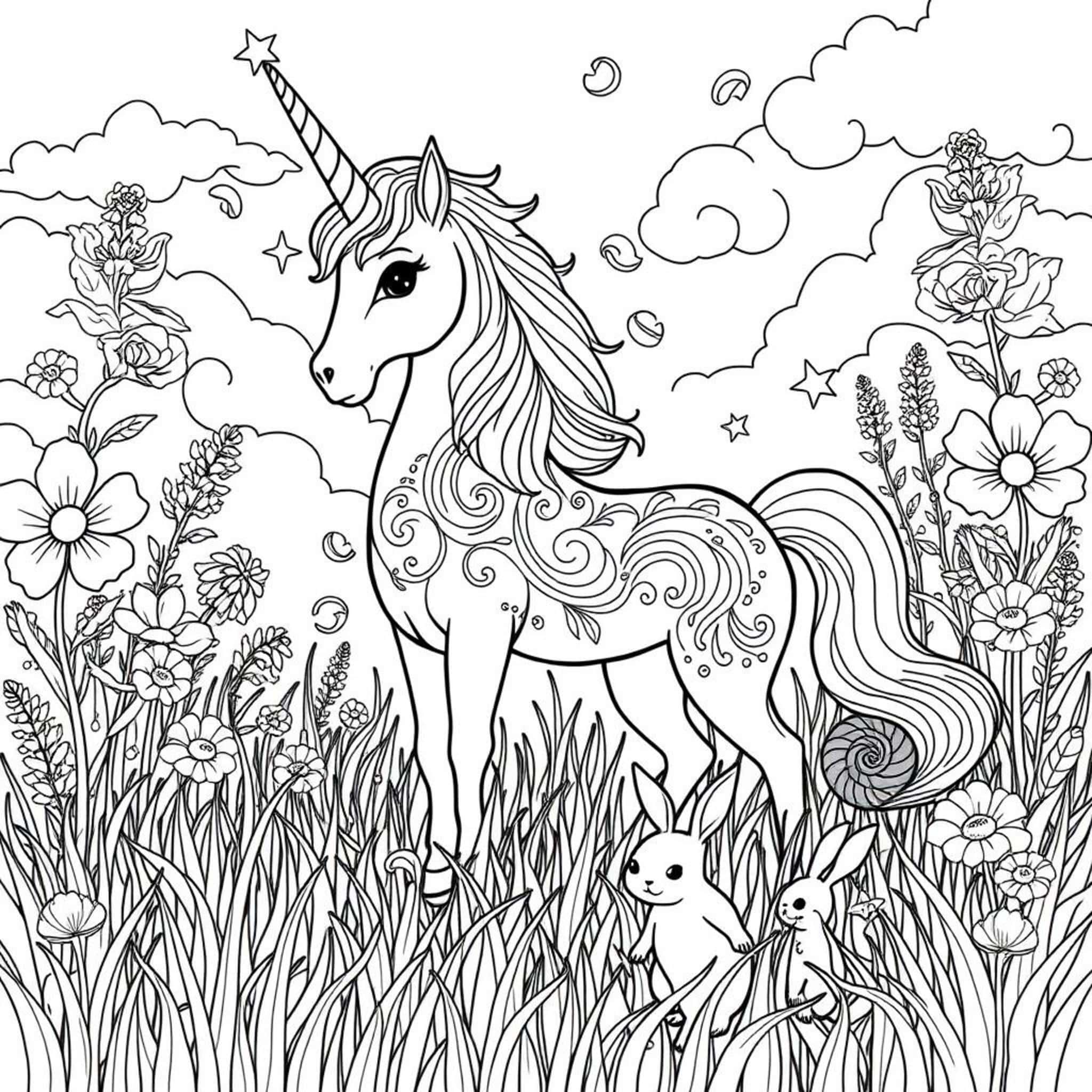 Magischer-Unicorn-Filtercopyright-free-kostenlos-ausmalbild-malvorlage-coloringpage