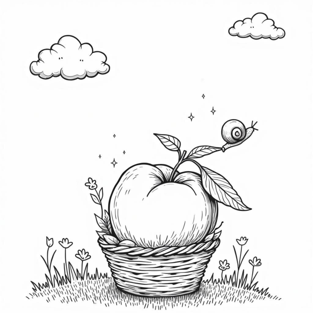 Pechchen-Bestimmt-Fryhstyckcopyright-free-kostenlos-ausmalbild-malvorlage-coloringpage