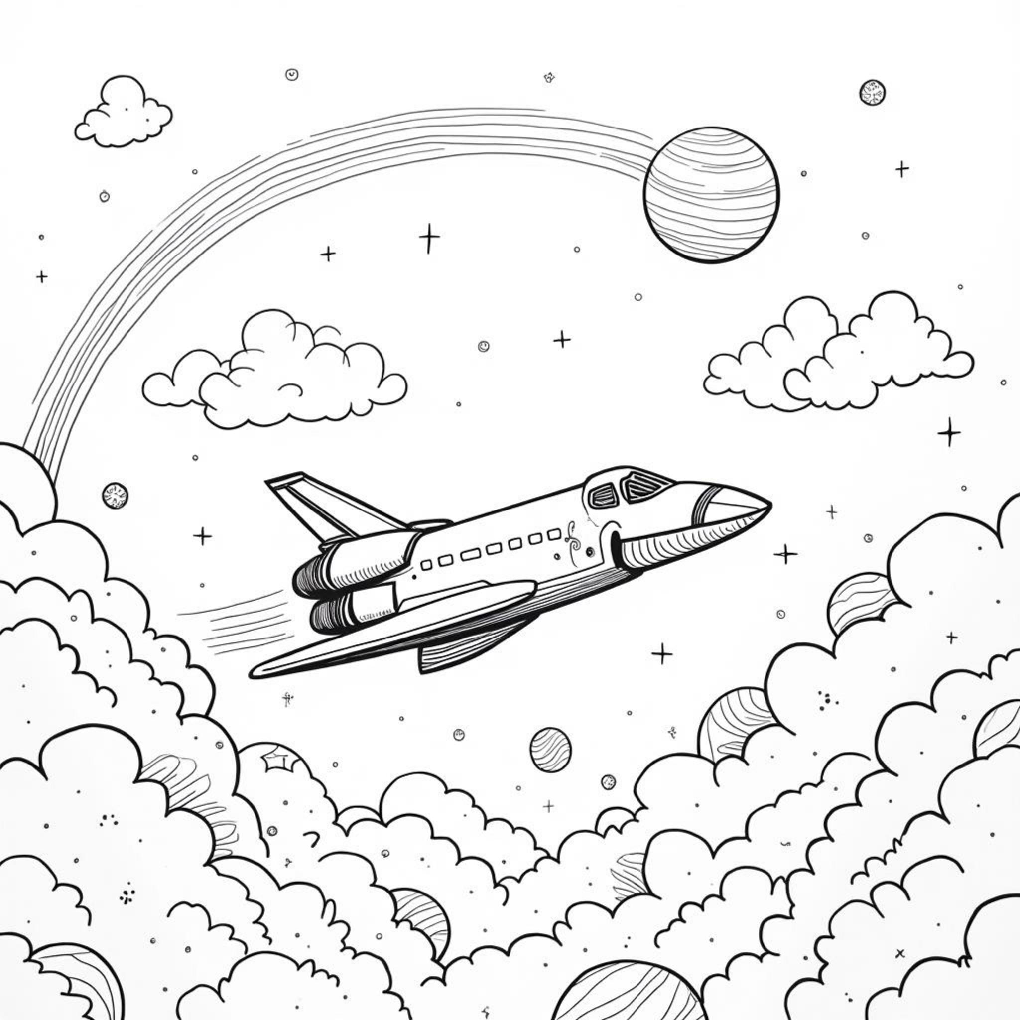 Raufahrt-Expansion-Stationcopyright-free-kostenlos-ausmalbild-malvorlage-coloringpage