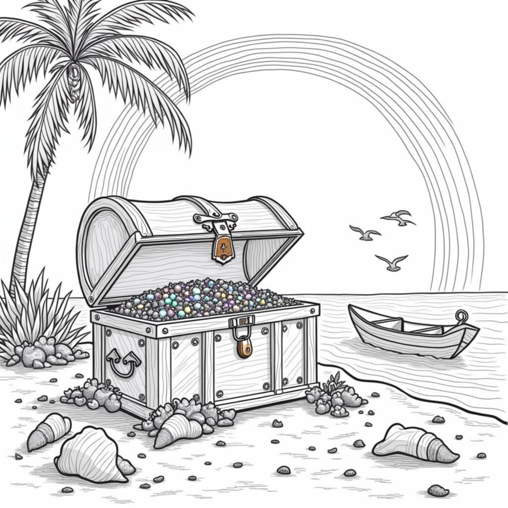 Schatzentyrpfelungcopyright-free-kostenlos-ausmalbild-malvorlage-coloringpage