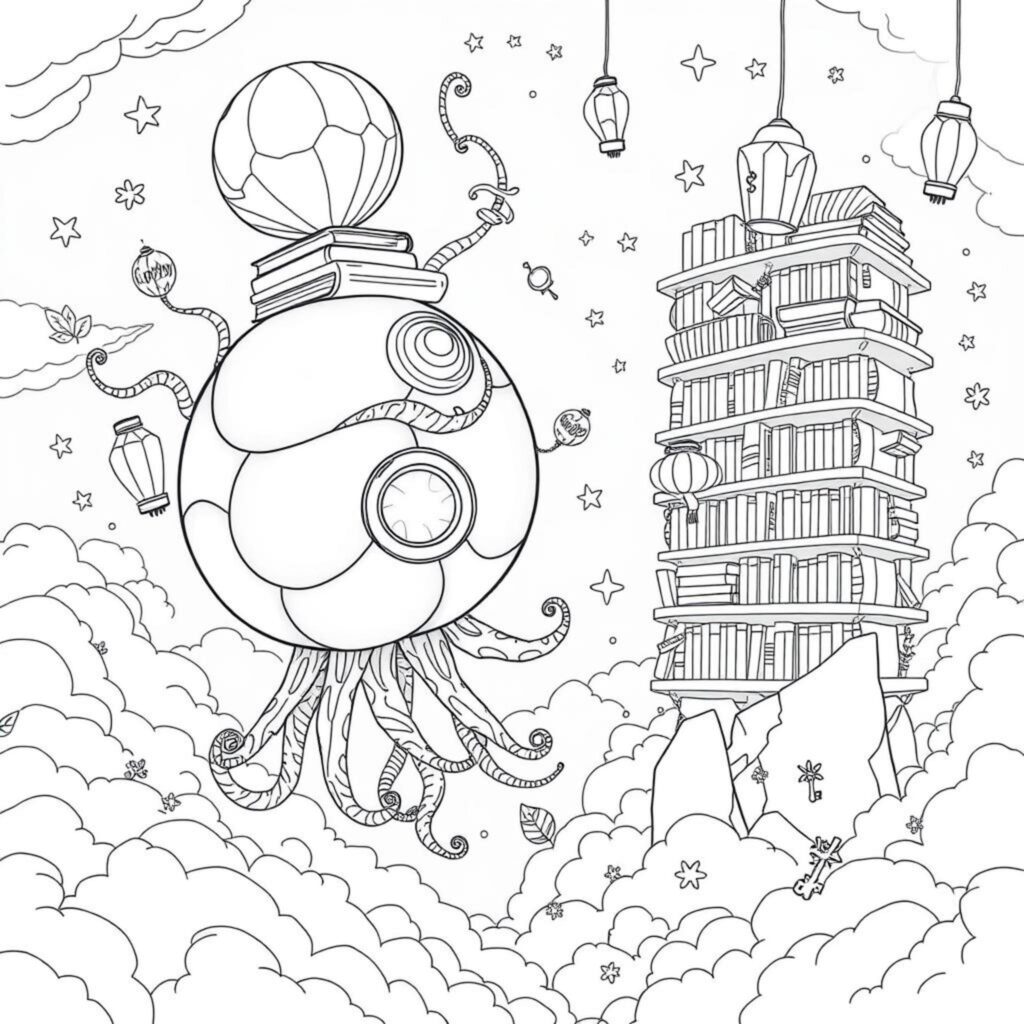 Snurflot-Myrchenwelt-der-Ewigkeitcopyright-free-kostenlos-ausmalbild-malvorlage-coloringpage