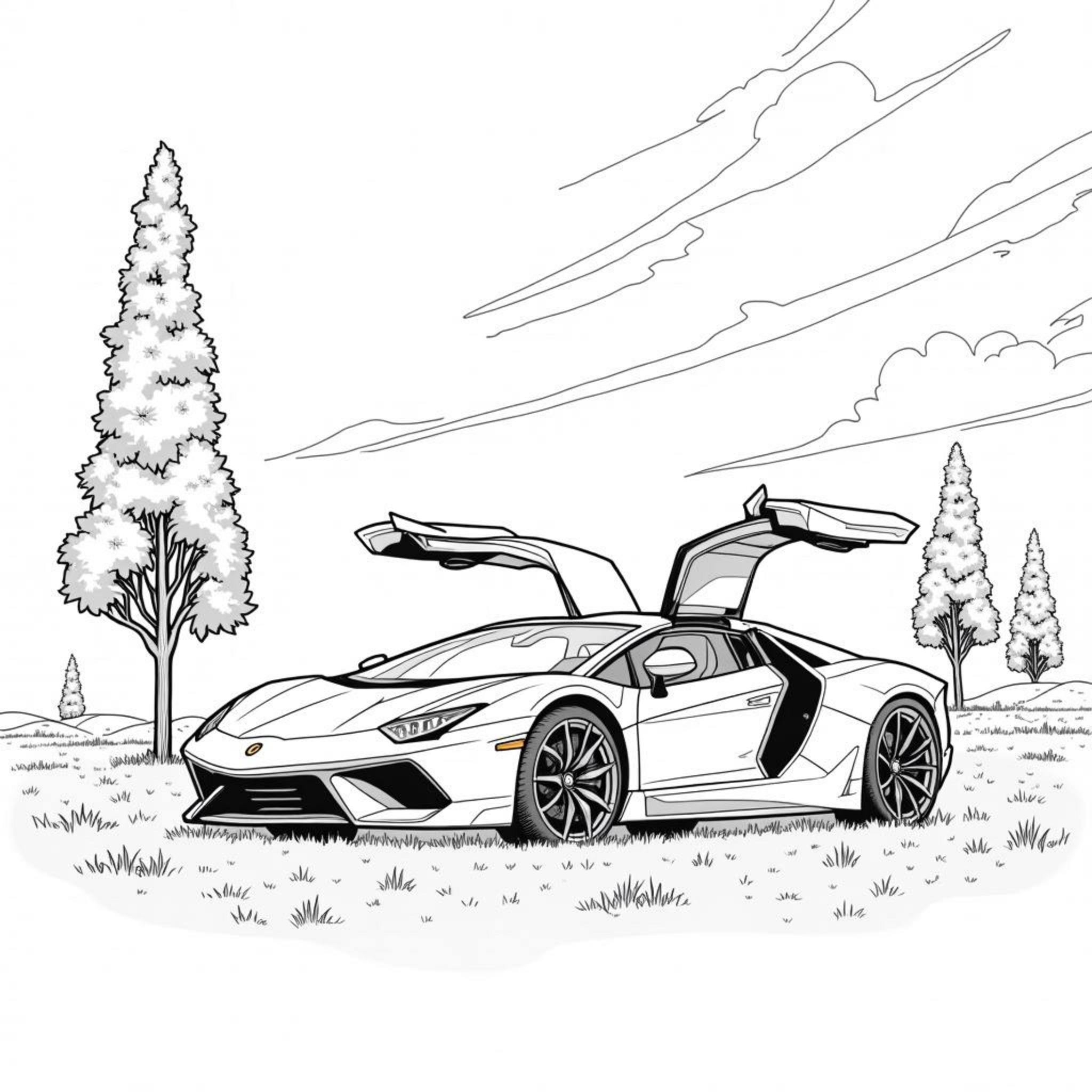 Sportwagen-Medausen-Innenraumcopyright-free-kostenlos-ausmalbild-malvorlage-coloringpage