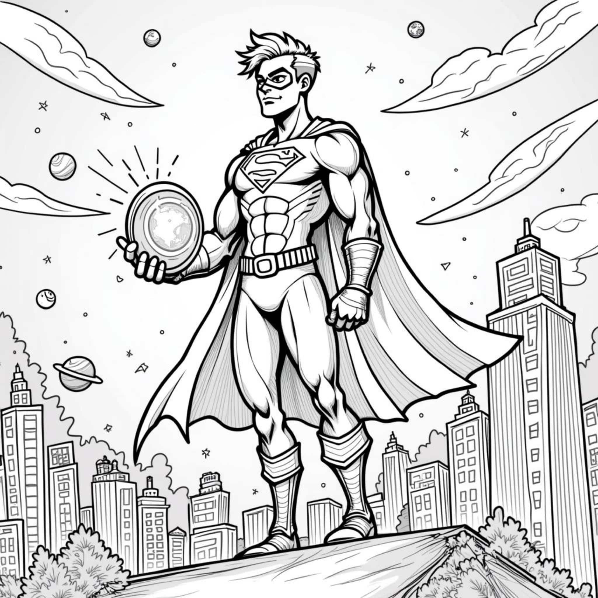 Superheld_Logo_Fotocopyright-free-kostenlos-ausmalbild-malvorlage-coloringpage
