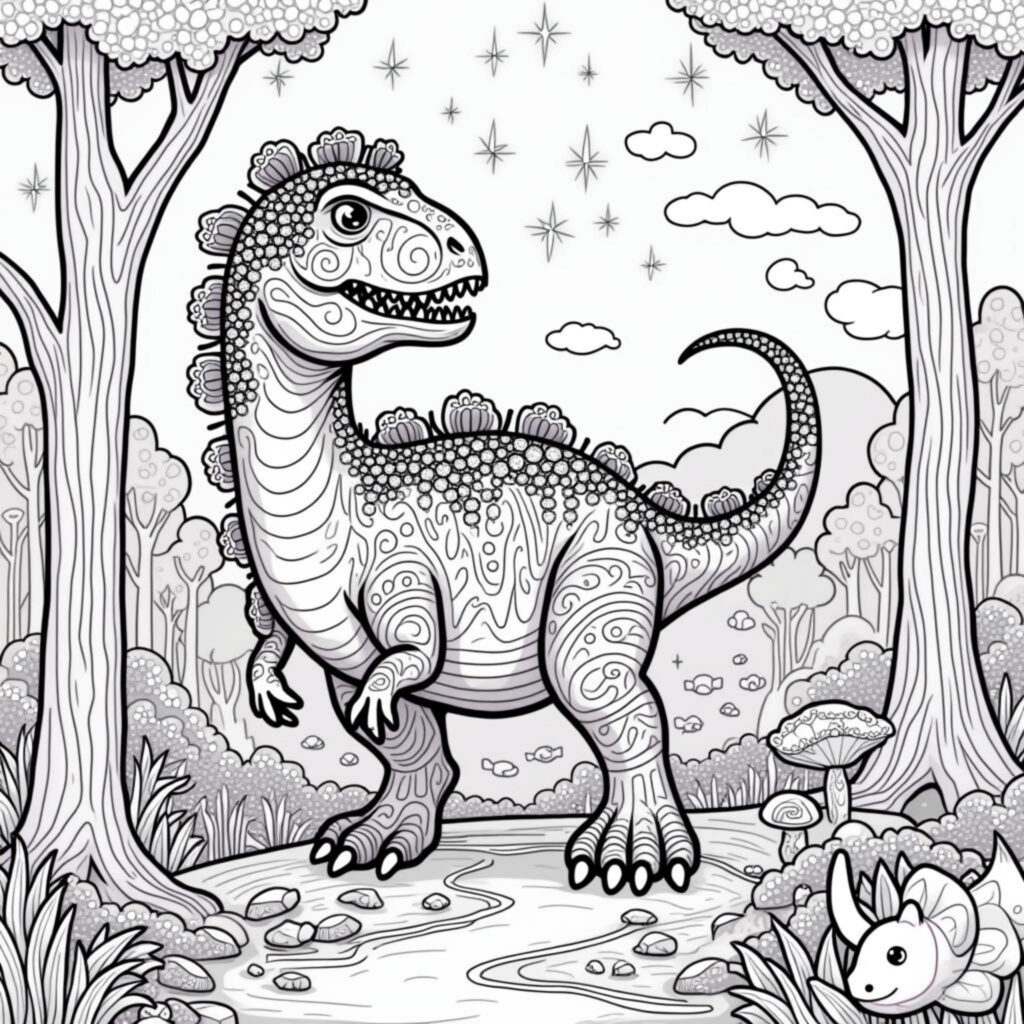 T-Rex-Magierwald.jpgcopyright-free-kostenlos-ausmalbild-malvorlage-coloringpage