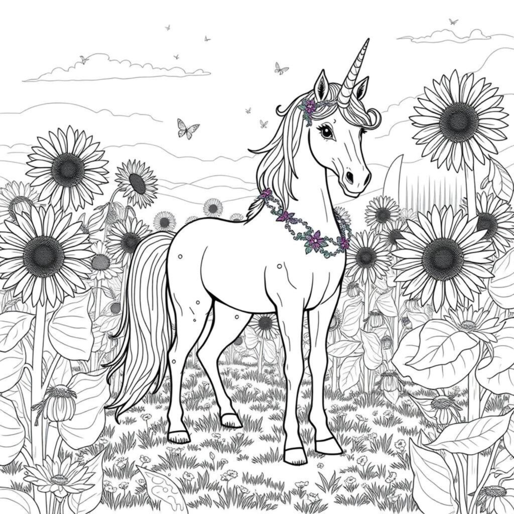 Unicornen-Taumenschwein-Sonnenscheincopyright-free-kostenlos-ausmalbild-malvorlage-coloringpage