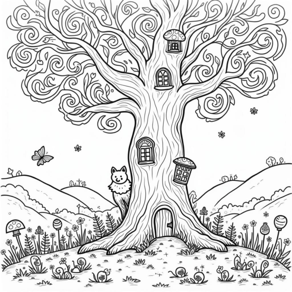alterbaum-magischer-wald.jpgcopyright-free-kostenlos-ausmalbild-malvorlage-coloringpage