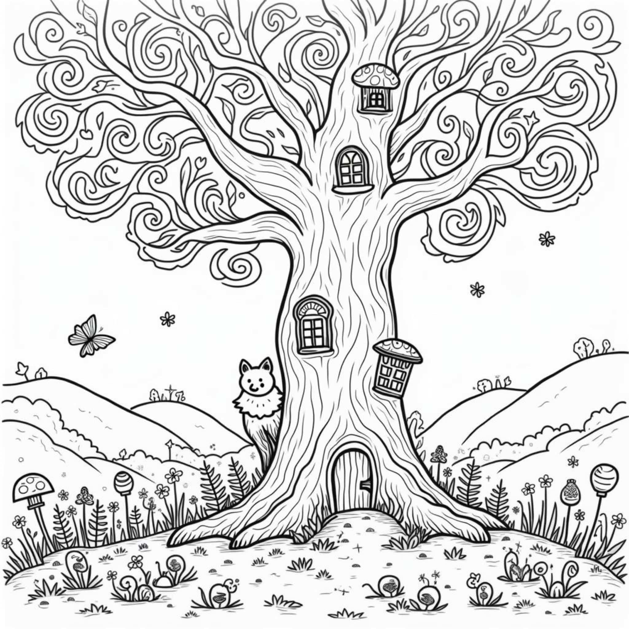 alterbaum-magischer-wald.jpgcopyright-free-kostenlos-ausmalbild-malvorlage-coloringpage