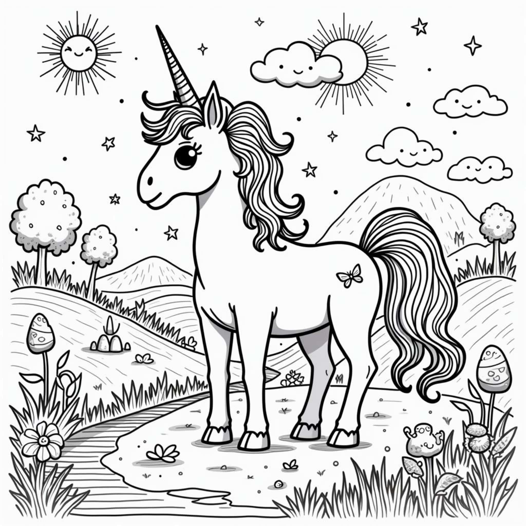 ein-horn-wiese-magie.jpgcopyright-free-kostenlos-ausmalbild-malvorlage-coloringpage