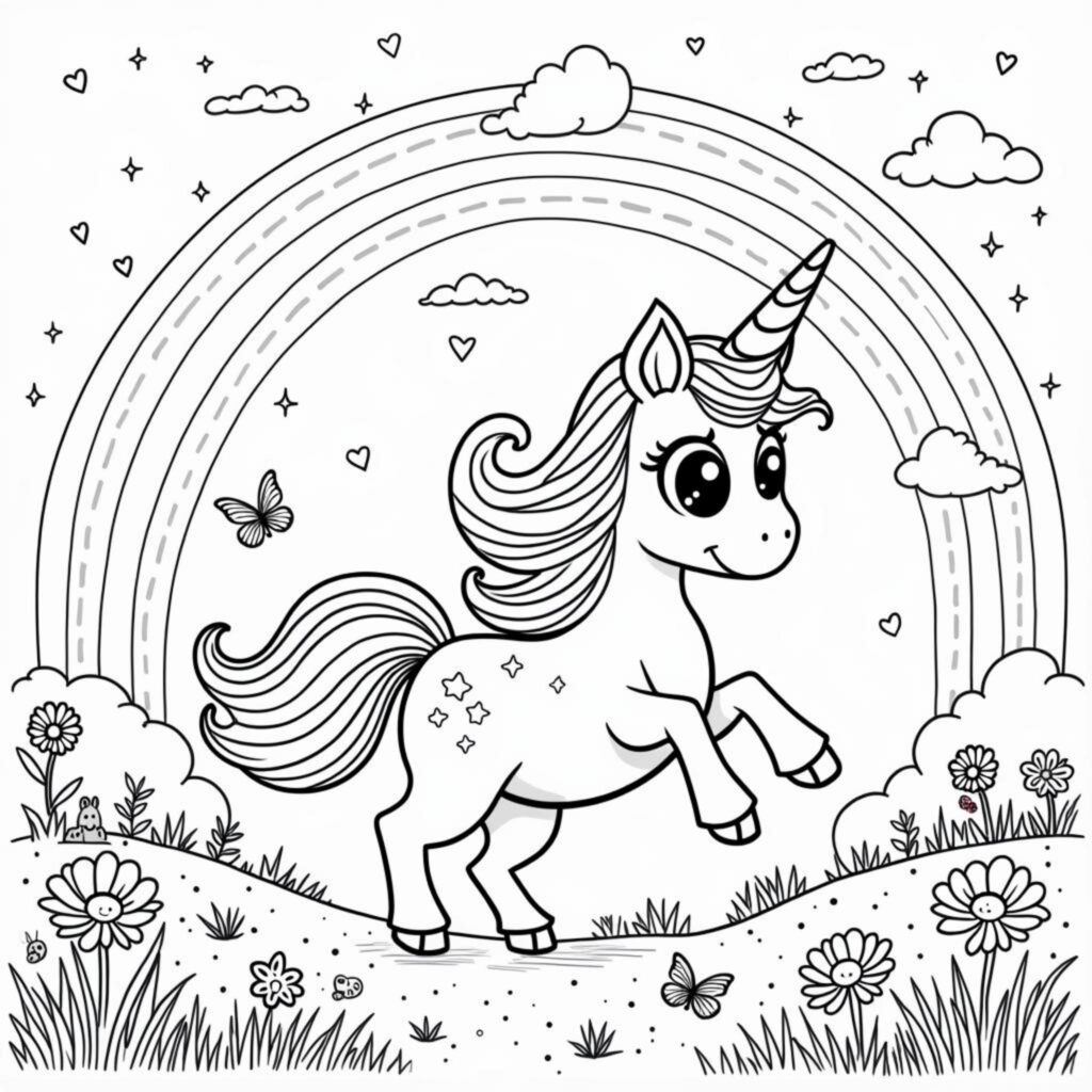 einhornglanz-wundersame-wiese.jpgcopyright-free-kostenlos-ausmalbild-malvorlage-coloringpage