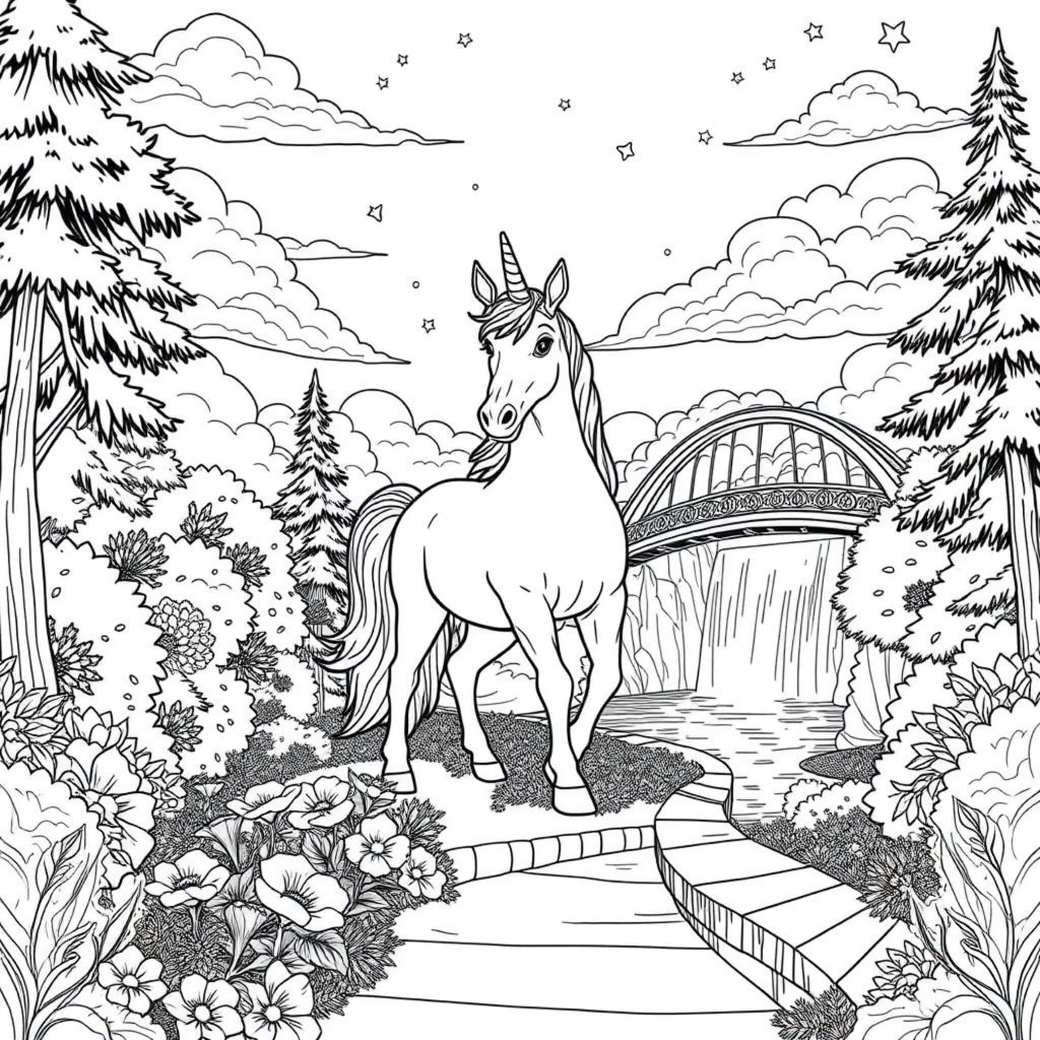 einhornwelt.txtcopyright-free-kostenlos-ausmalbild-malvorlage-coloringpage
