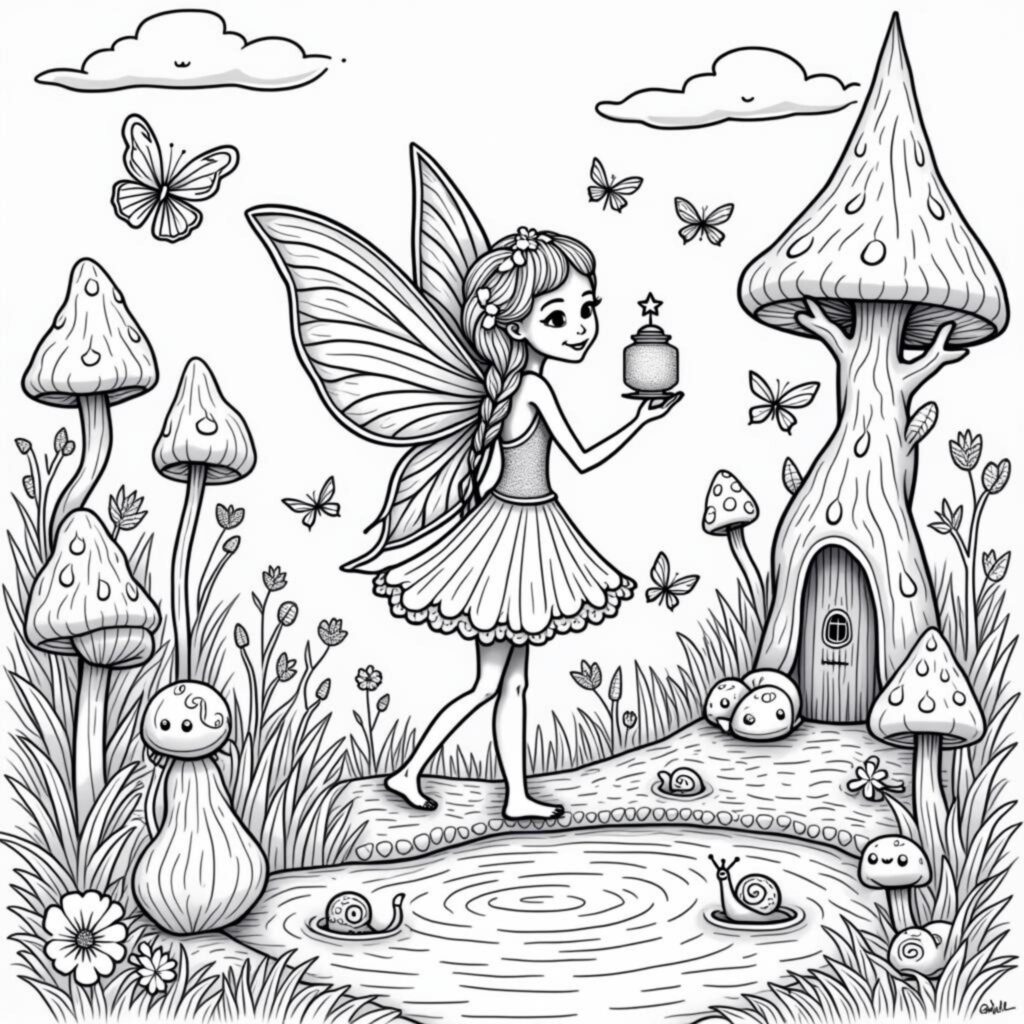 fantasy_fee_garten_poesie.jpgcopyright-free-kostenlos-ausmalbild-malvorlage-coloringpage