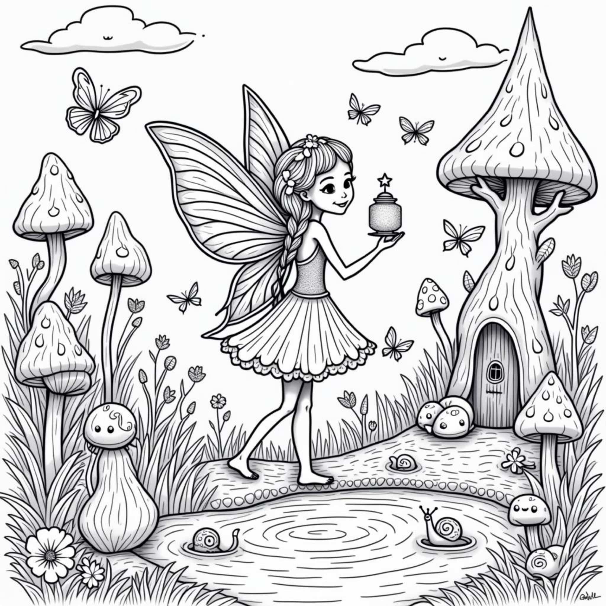 fantasy_fee_garten_poesie.jpgcopyright-free-kostenlos-ausmalbild-malvorlage-coloringpage