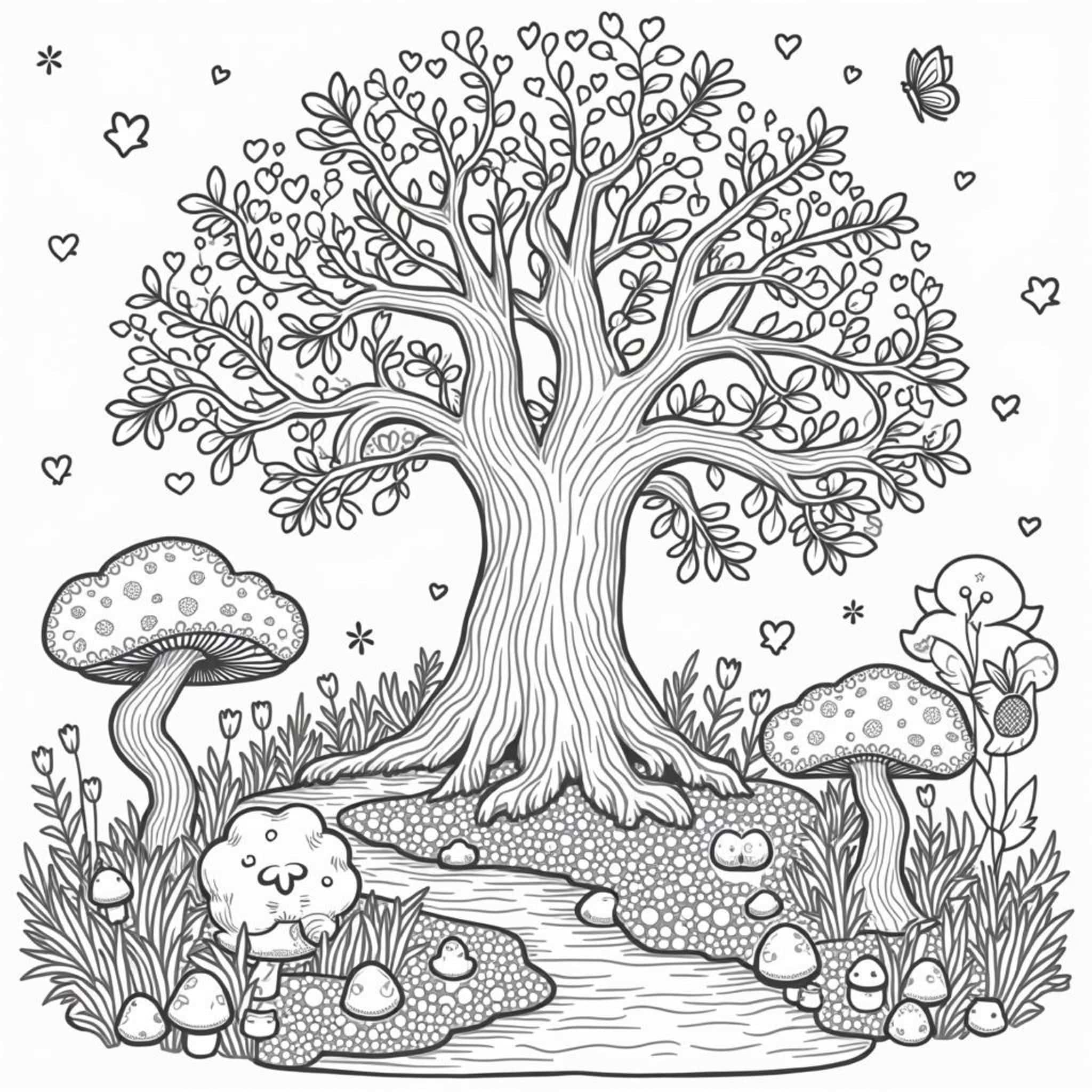 flysternende-weide-magischer-wald.jpgcopyright-free-kostenlos-ausmalbild-malvorlage-coloringpage