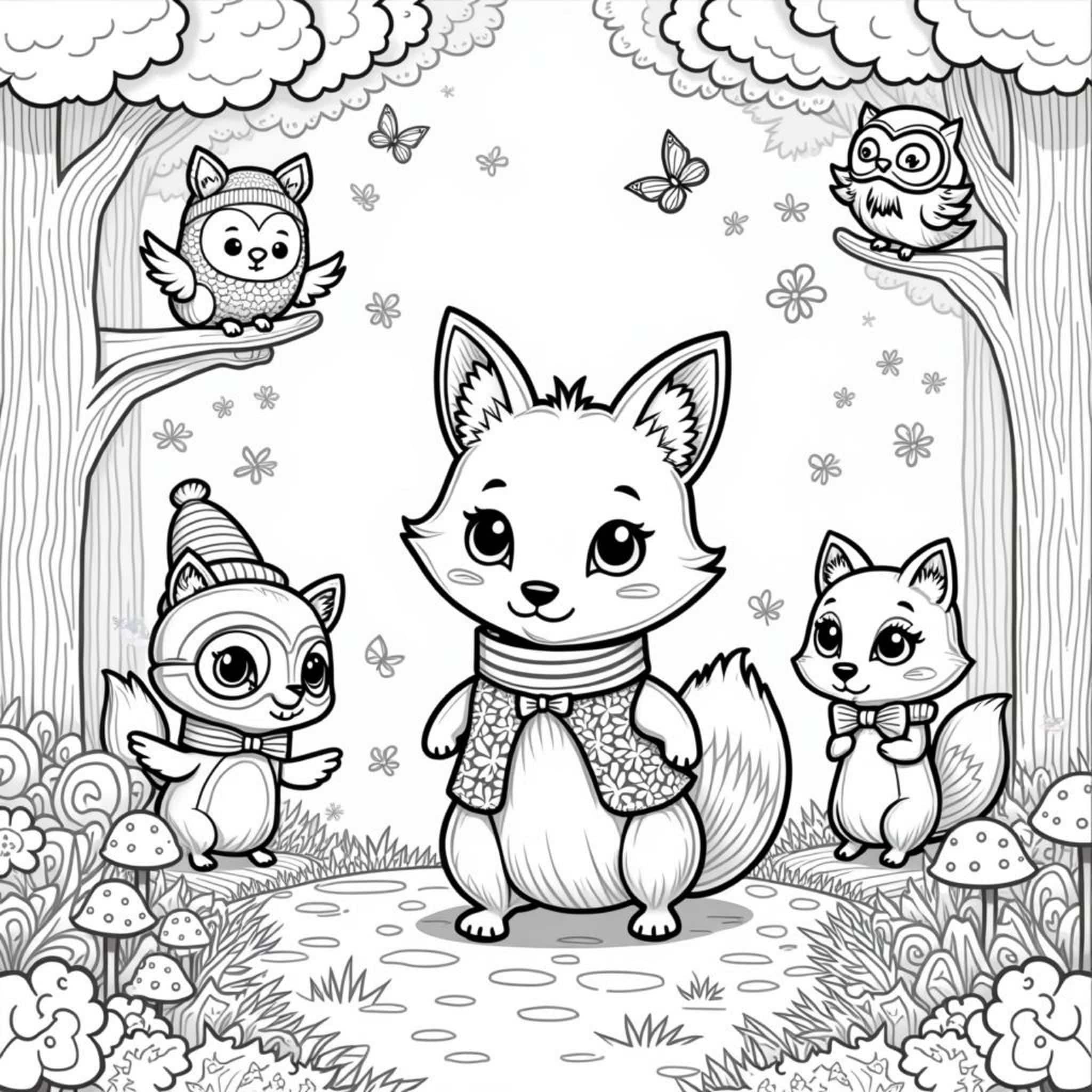 freunde-der-waldabenteuer.jpgcopyright-free-kostenlos-ausmalbild-malvorlage-coloringpage