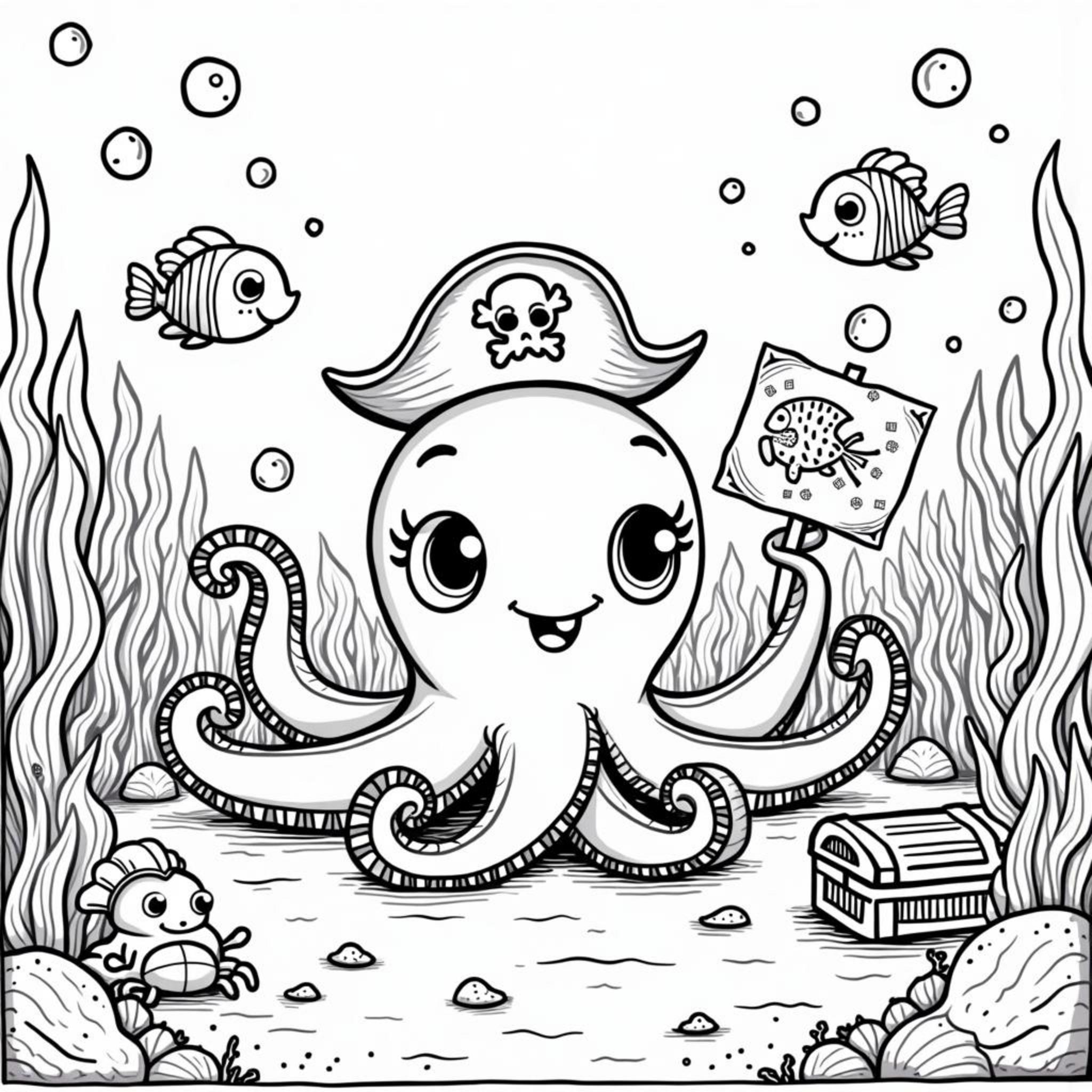 freundlicher-piratenkrake-abenteuer.jpgcopyright-free-kostenlos-ausmalbild-malvorlage-coloringpage