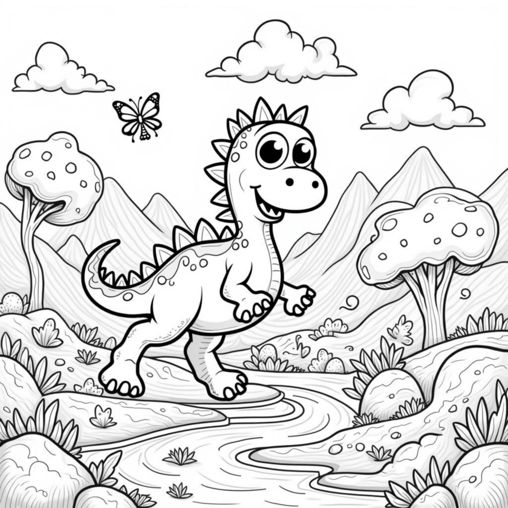 freundlicher-spielzeug-dinosaurier-abenteuer.jpgcopyright-free-kostenlos-ausmalbild-malvorlage-coloringpage