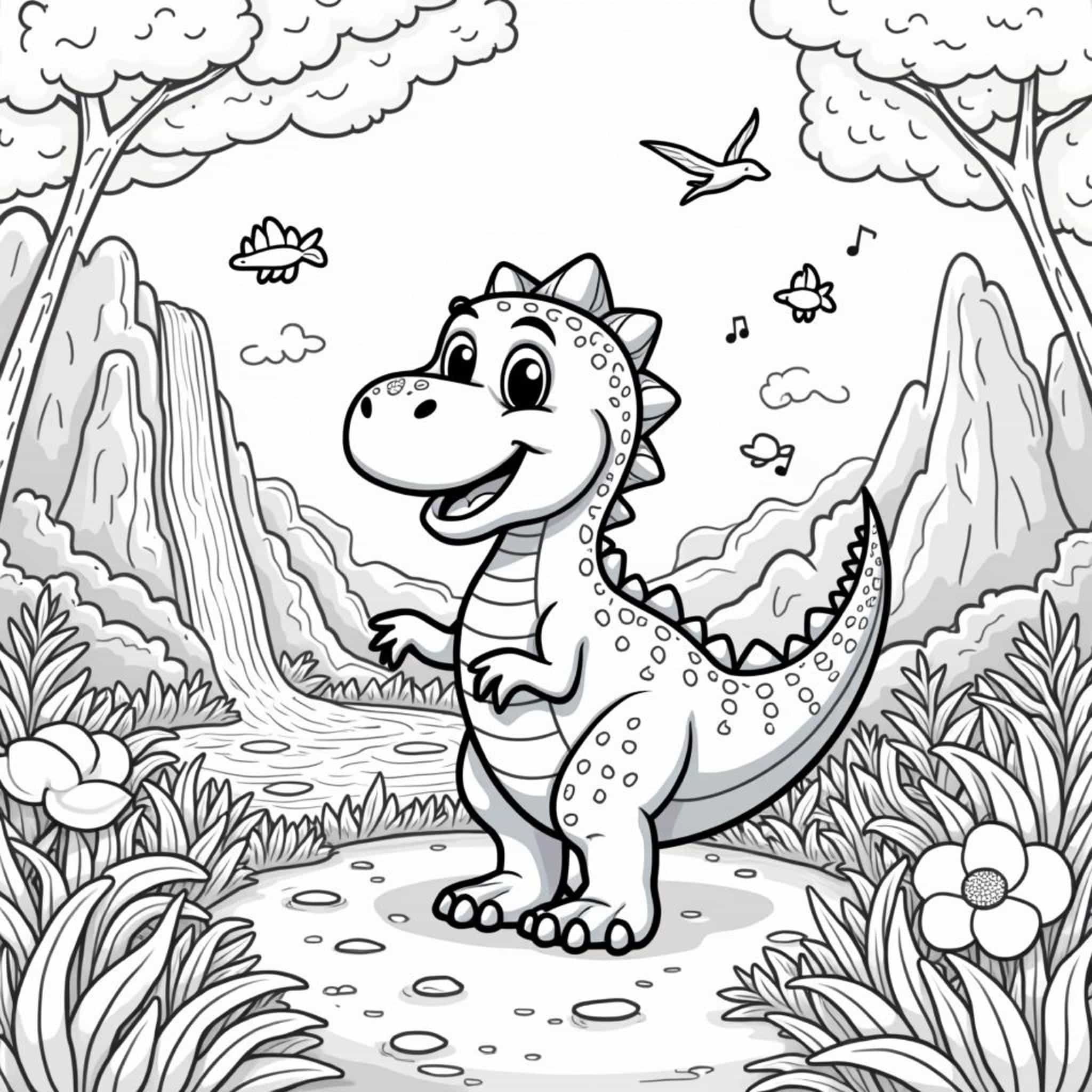 fryhlicher-dinosaurier-abenteuer.jpgcopyright-free-kostenlos-ausmalbild-malvorlage-coloringpage