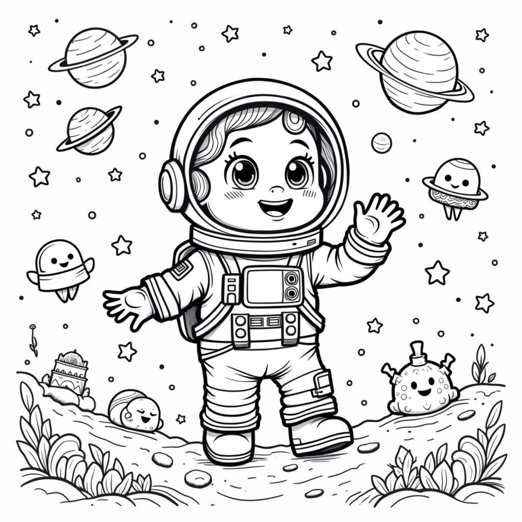 lustiger-astronaut-im-weltraum-2.jpgcopyright-free-kostenlos-ausmalbild-malvorlage-coloringpage-2