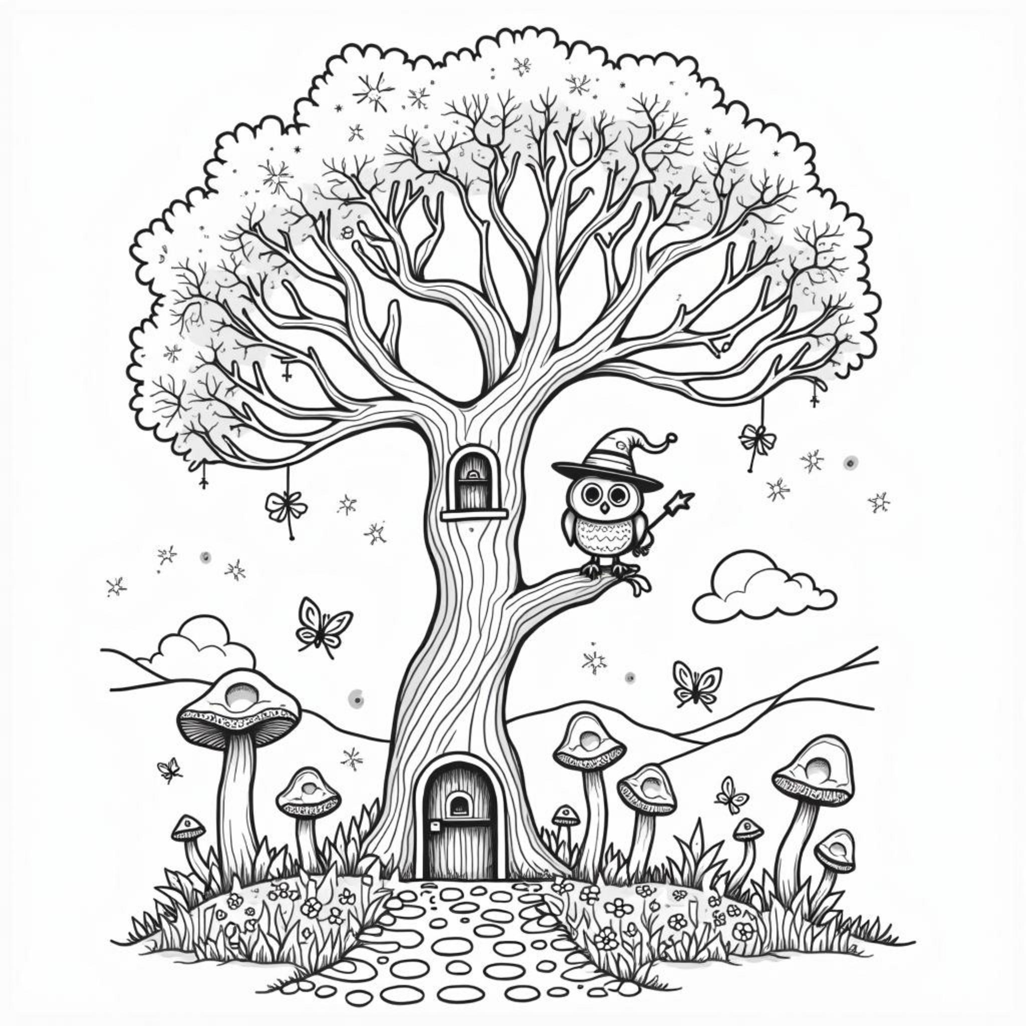 magischer-baum-zauberwald-1.jpgcopyright-free-kostenlos-ausmalbild-malvorlage-coloringpage-1