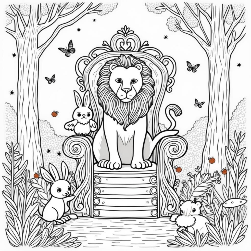 majestytischer-loewe-tierreich.jpgcopyright-free-kostenlos-ausmalbild-malvorlage-coloringpage