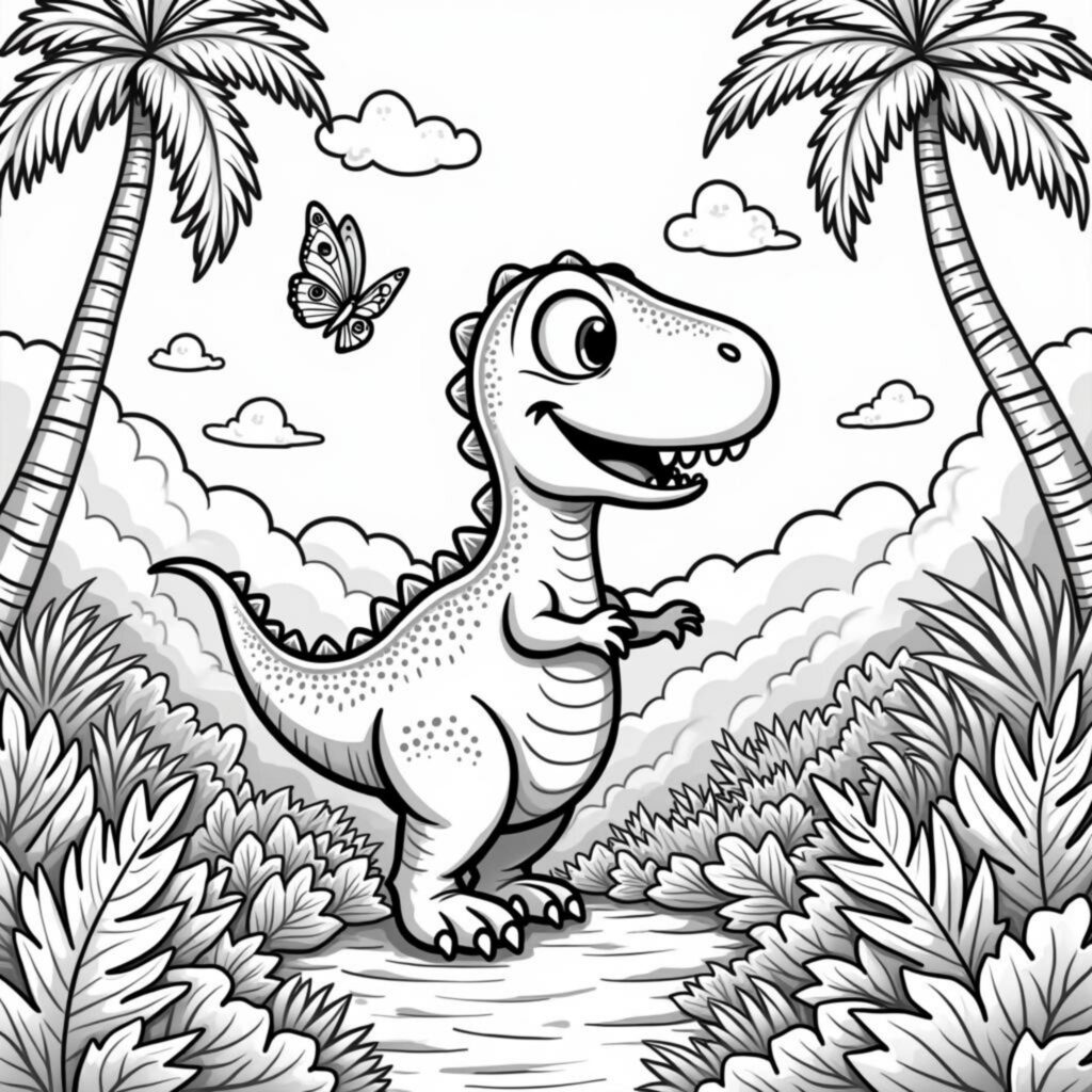 spielender-dino-abenteuer-jungle.jpgcopyright-free-kostenlos-ausmalbild-malvorlage-coloringpage
