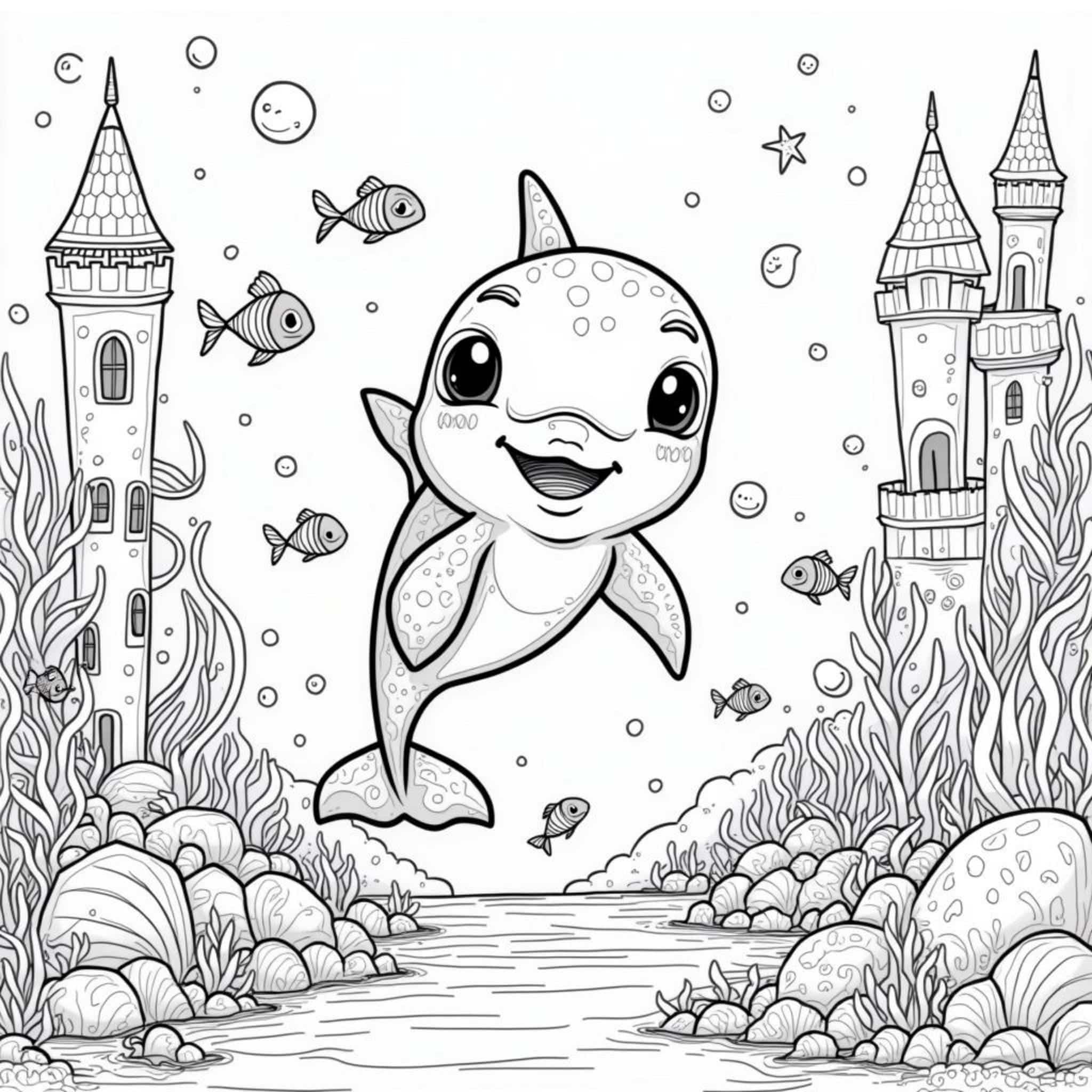 spielerischer-delfin-abenteuercopyright-free-kostenlos-ausmalbild-malvorlage-coloringpage