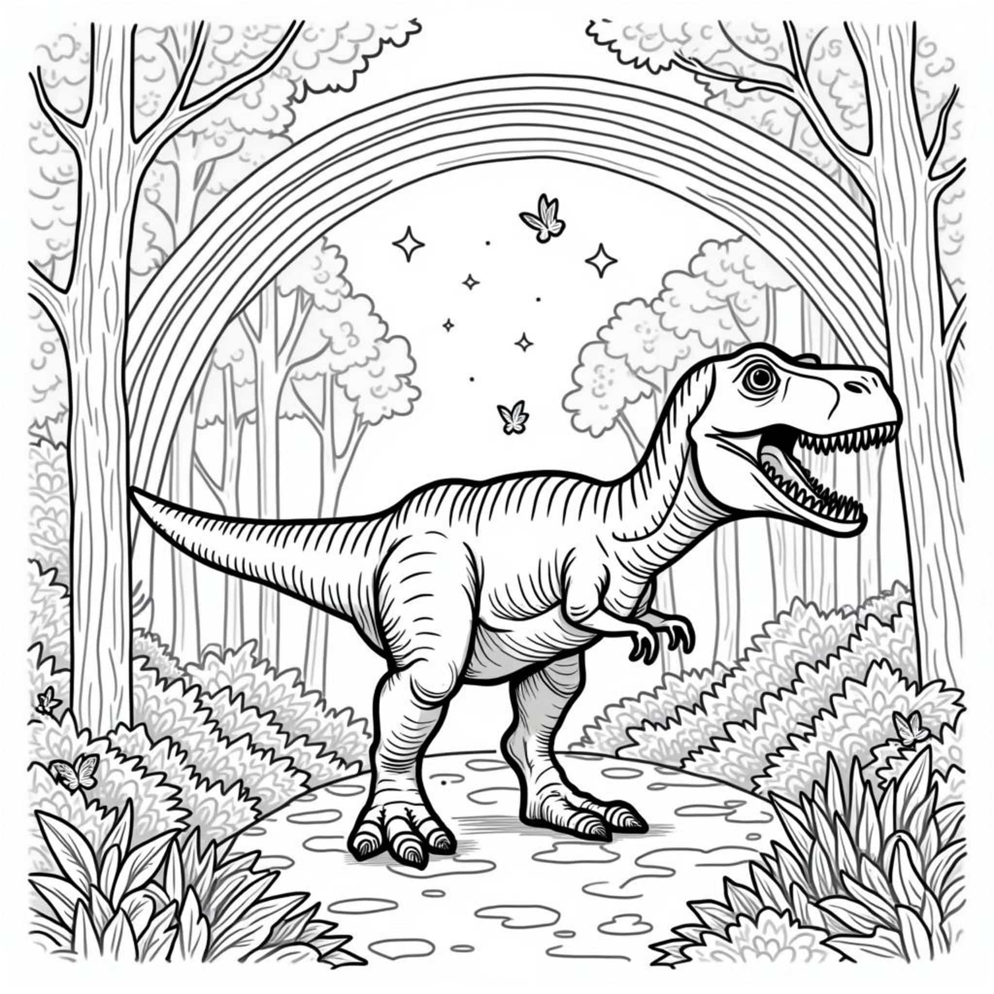 tyrannosaurus-rex-illustration-treibercopyright-free-kostenlos-ausmalbild-malvorlage-coloringpage