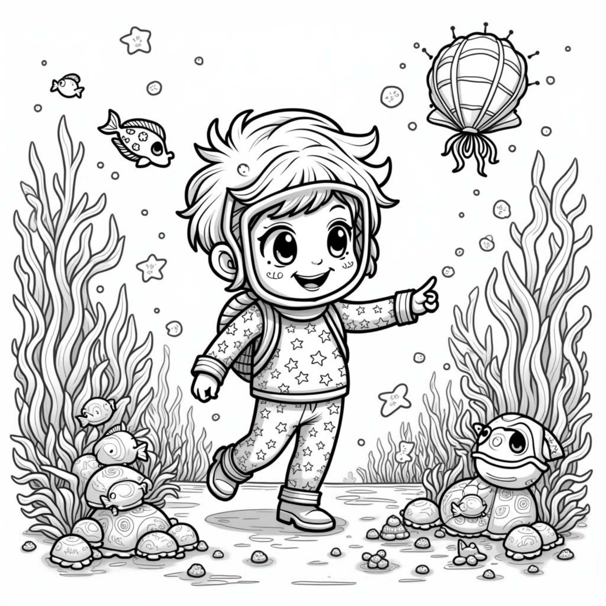 unterwasserabenteuer-taucher.mdcopyright-free-kostenlos-ausmalbild-malvorlage-coloringpage