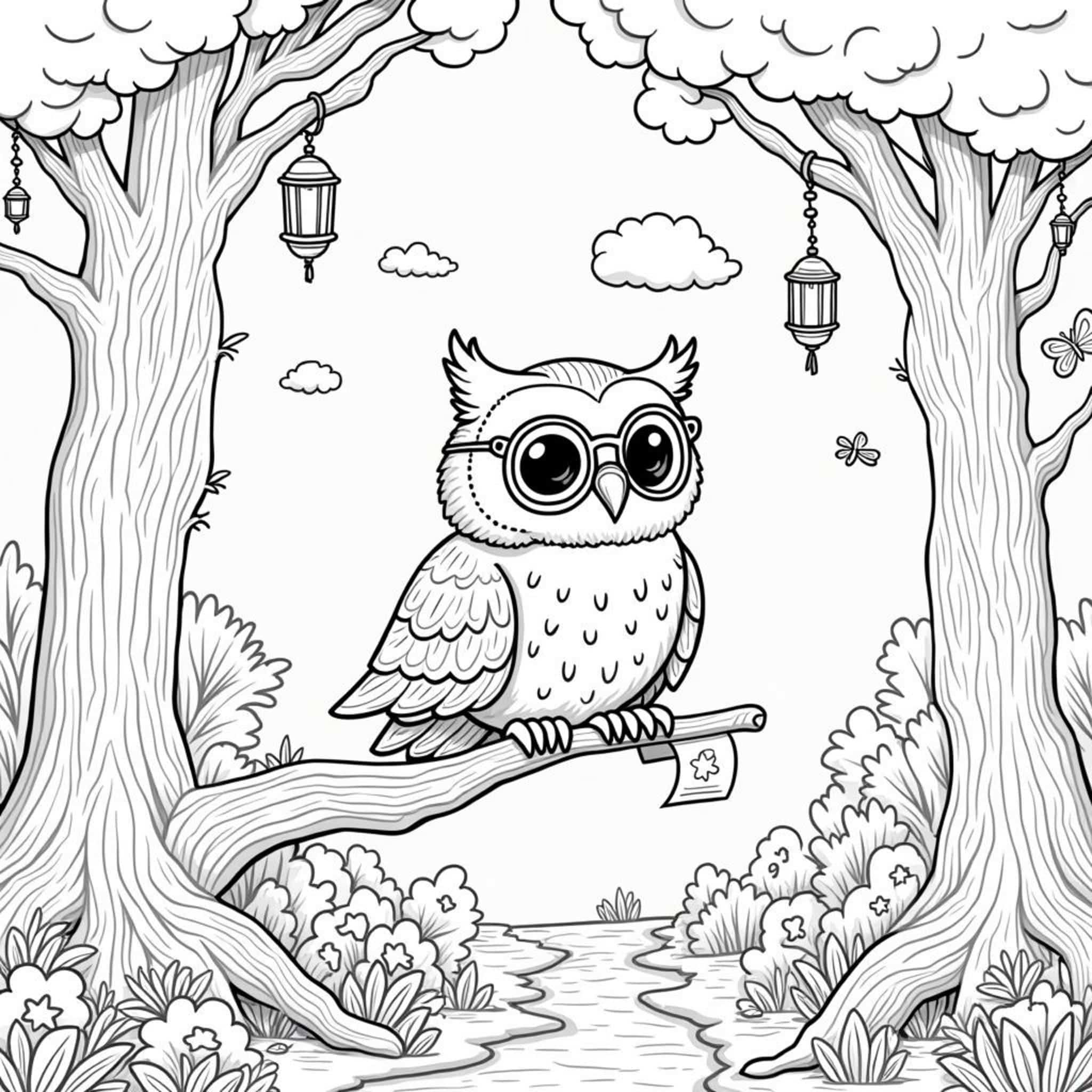 weise-eule-im-magischen-wald-1.jpgcopyright-free-kostenlos-ausmalbild-malvorlage-coloringpage-1