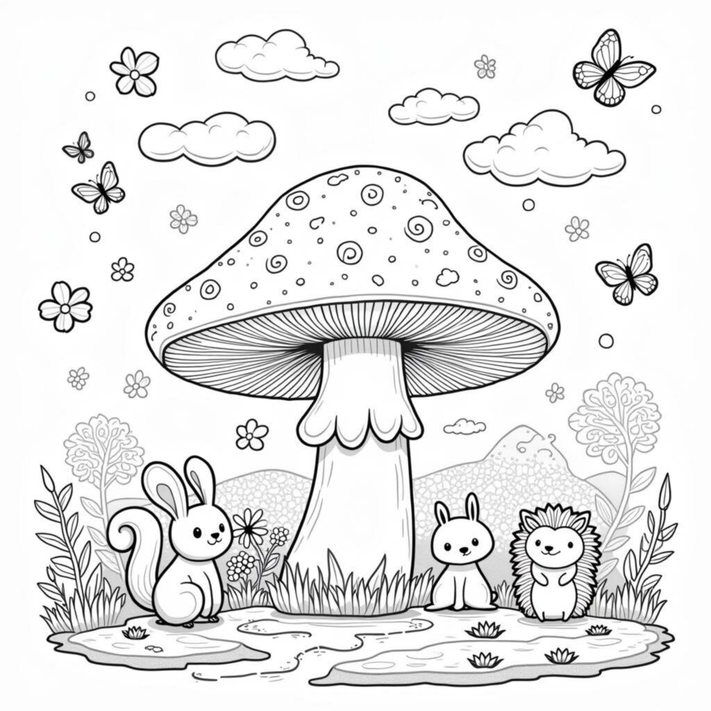 zauberhafte-fliegenpilz-waldwesen.jpgcopyright-free-kostenlos-ausmalbild-malvorlage-coloringpage