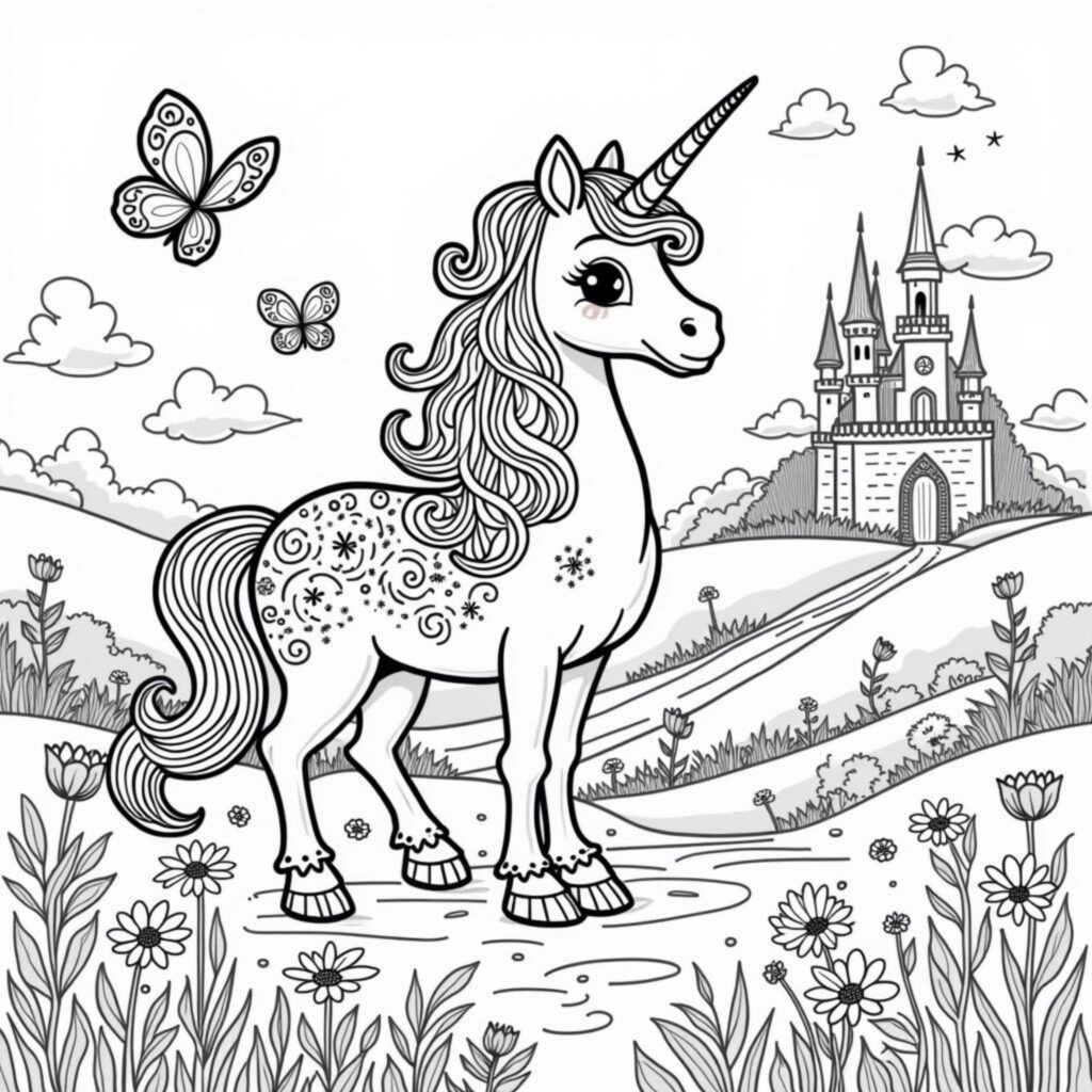 einhorn-maerchenhafte-wiese.jpgcopyright-free-kostenlos-ausmalbild-malvorlage-coloringpage