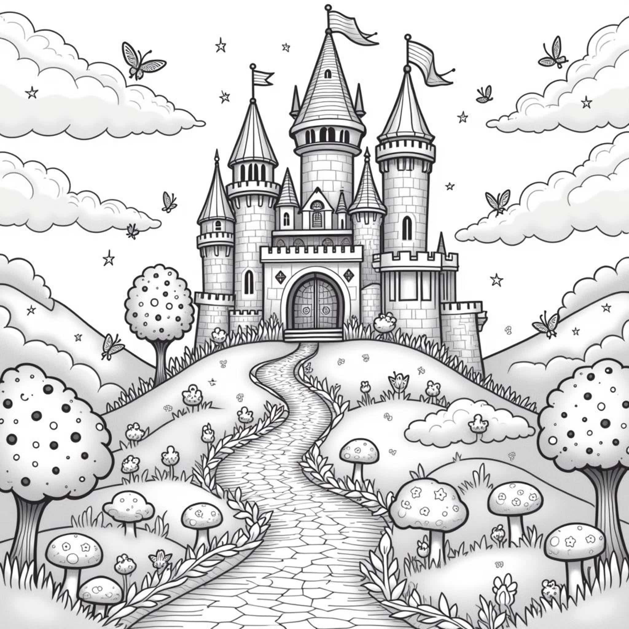 magisches-schloss-abenteuer.jpgcopyright-free-kostenlos-ausmalbild-malvorlage-coloringpage