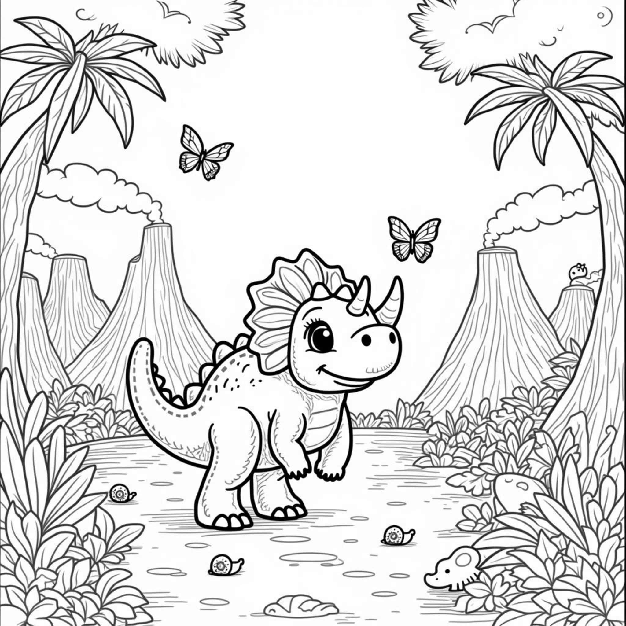 spielender-dinosaurier-jungle.jpgcopyright-free-kostenlos-ausmalbild-malvorlage-coloringpage